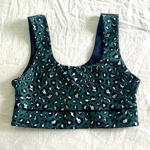 FABLETICS NWOT leopard print sports bra
